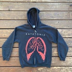 Katatonia Unfurl 2009 Tour Zip Hoodie Metal